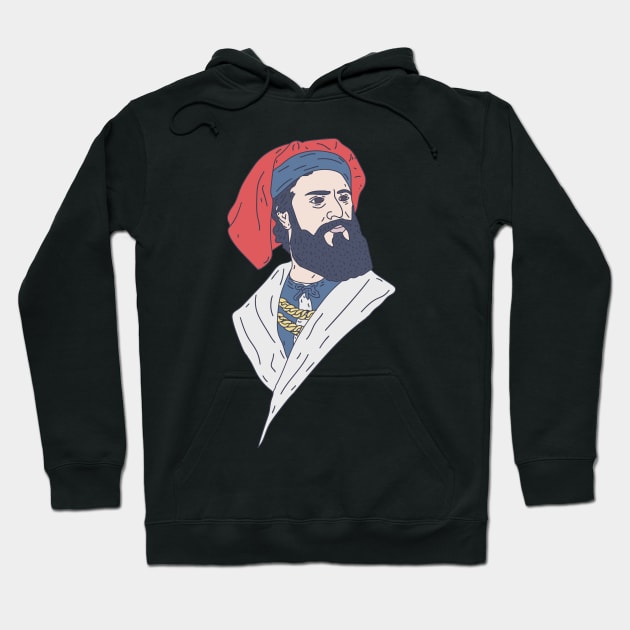 Marco Polo - Mosaic Graphic - Famous Trader Hoodie by DeWinnes